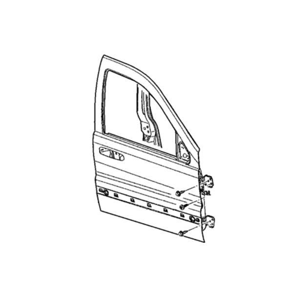 Front Door for 2010 Jeep Grand Cherokee Mopar 55399100AB Door-Front - MSRP $1,260