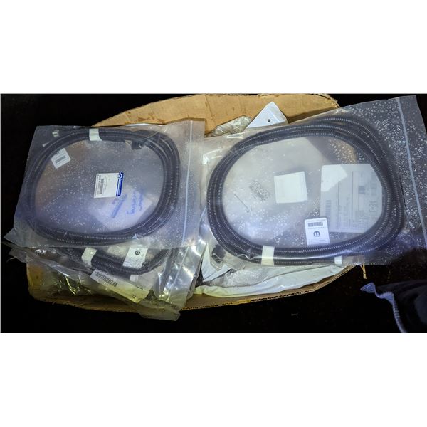 Box full of assorted Mopar misc. car parts