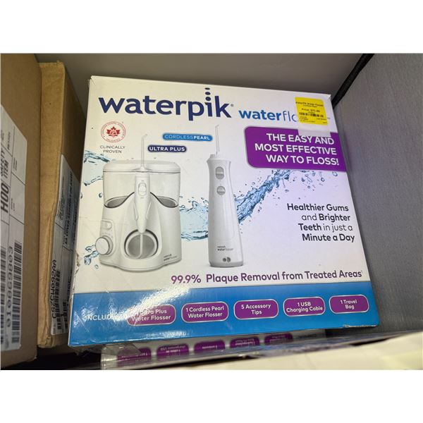 Waterpik waterflosser with ultra plus & cordless pearl flosser