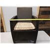 Image 9 : Qty 1 JANUS et Cie Woven Patio Lounge Chair 22"W, 34.5"H, 19" D (Moderate Wear & Tear)