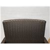 Image 3 : Qty 1 JANUS et Cie Woven Patio Lounge Chair 22"W, 34.5"H, 19" D (Moderate Wear & Tear)
