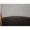 Image 2 : Pair of JANUS et Cie Woven Patio Lounge Chairs, Approx. 22"W, 34.5"H, 19" D (some wear & tear)