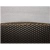 Image 2 : Qty 1 JANUS et Cie Woven Patio Lounge Chair, Approx. 22"W, 34.5"H, 19" D (some wear & tear)