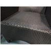 Image 11 : Qty 4 JANUS et Cie Woven Patio Lounge Chairs, 22"W, 34.5"H, 19" D (More Wear & Tear)
