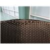 Image 3 : Qty 4 JANUS et Cie Woven Patio Lounge Chairs, 22"W, 34.5"H, 19" D (More Wear & Tear)