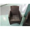 Image 2 : Qty 3 JANUS et Cie Woven Patio Lounge Chairs, 22"W, 34.5"H, 19" D (More Wear & Tear)