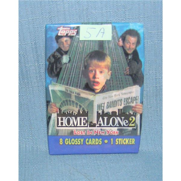 Home Alone 2 factory sealed wax pack of cards