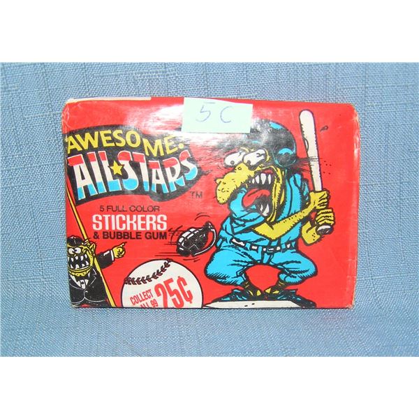 Awsome All Stars factory sealed wax pack of cards