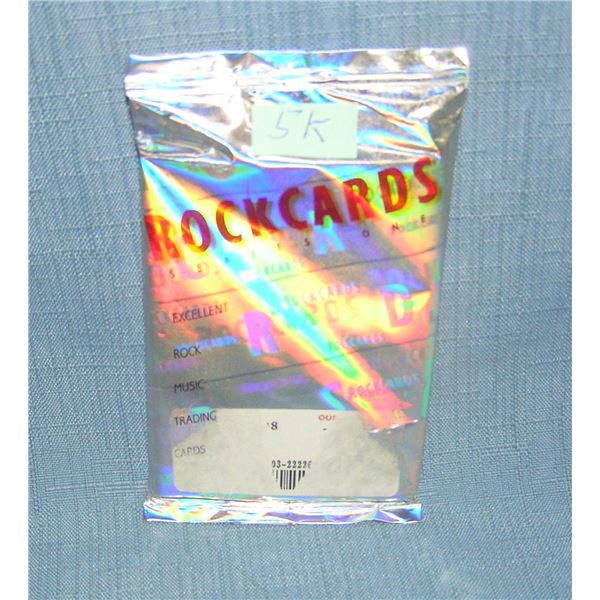 Rock Cards factory sealed pack of cards