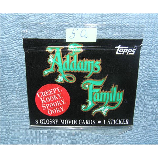 The Addams Family factory sealed pack of cards
