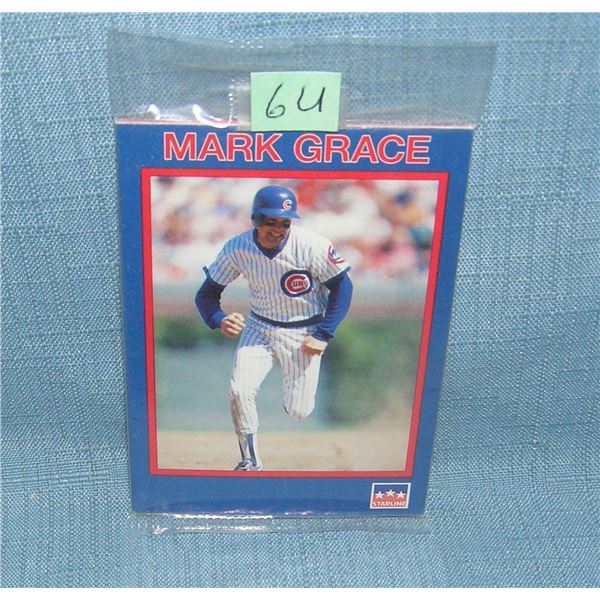 Factory sealed card pack featuring Mark Grace