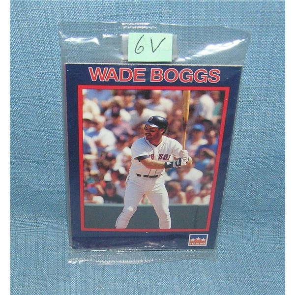Factory sealed card pack featuring Wade Boggs