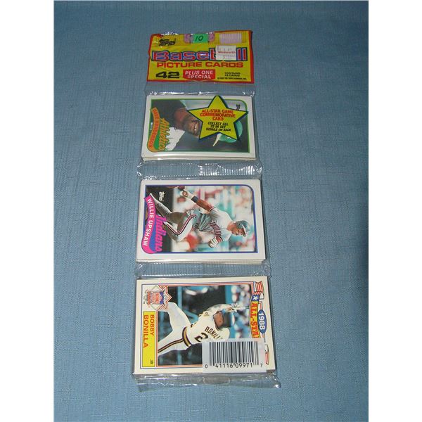 1989 Topps factory sealed rack pack