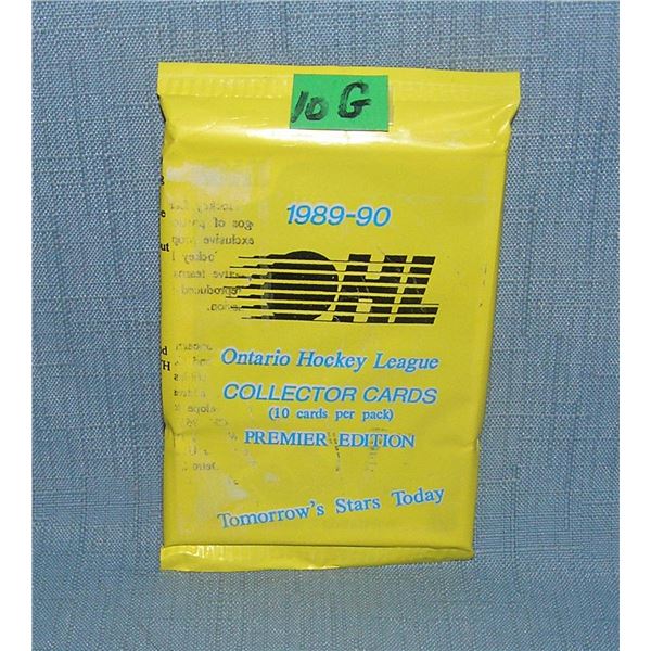 1989 to 1990 Hockey factory sealed card pack