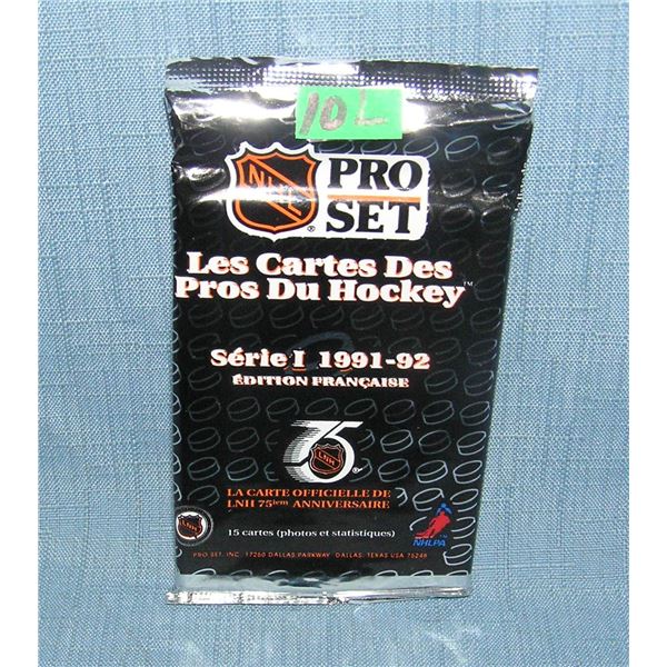 Pro set factory sealed card pack
