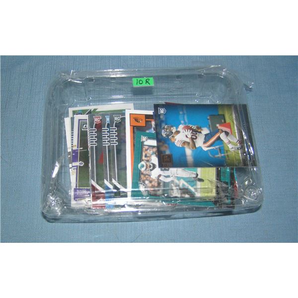 Large collection of pro football rookie cards