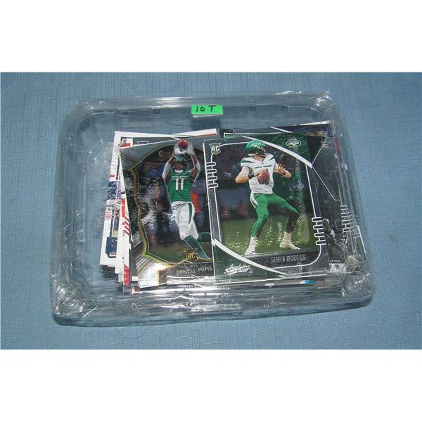 Large collection of pro football rookie cards