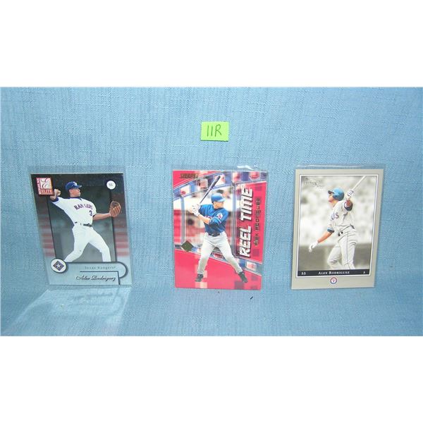 Group of Alex Rodriguez all star baseball cards