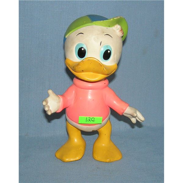 9 inch vintage Huey Duck squeeze toy