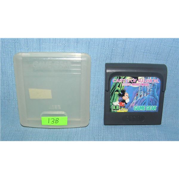 Disney's Mickey Mouse Castle of illusion video game by Sega