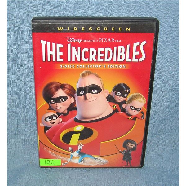Disney's The Incredibles 2 disc DVD collector's edition set