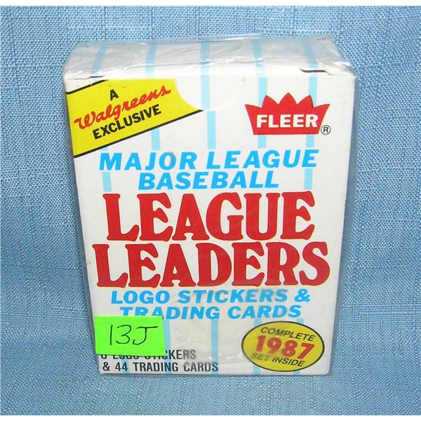 1987 Fleer oversized cello pack