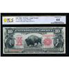 Image 1 : 1901 $10 Bison Legal Tender Note PCGS 64