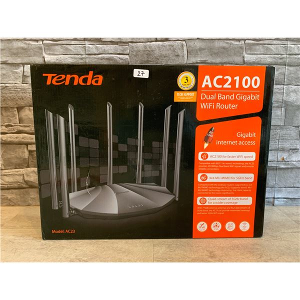 Tenda AC2100 Dual Band Gigabit Wifi Router Model AC23