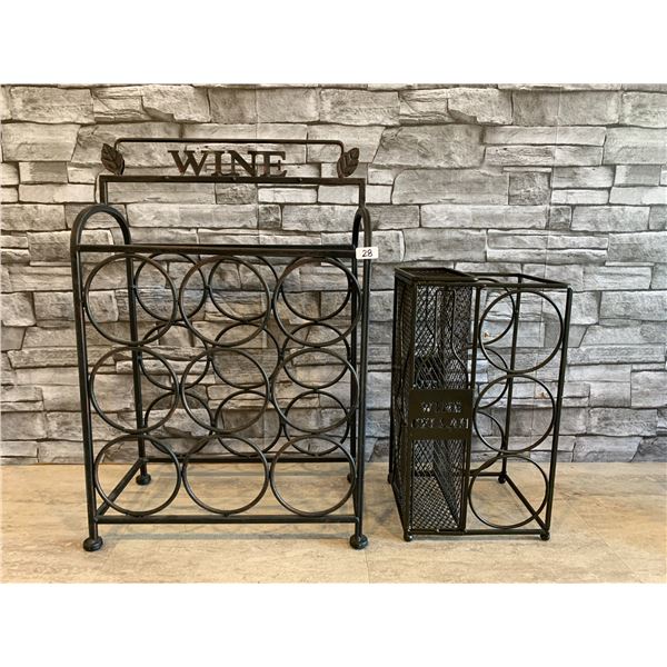 Lot of 2 Wine Racks -
