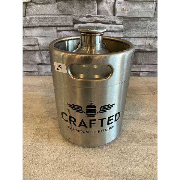 Mini Beer Keg Flask Tap House