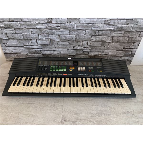 Yamaha PSR-38 Keyboard With Voice Bank Dual Voices Working
