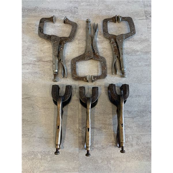 Bag of Assorted Tong Clamps