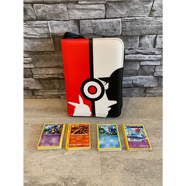New Pokemon Binder With 100 Original Pokemon Cards