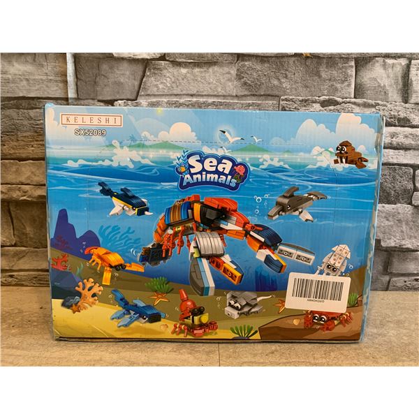 Sea Animals 12 in 1 Big Lobster Lego Style