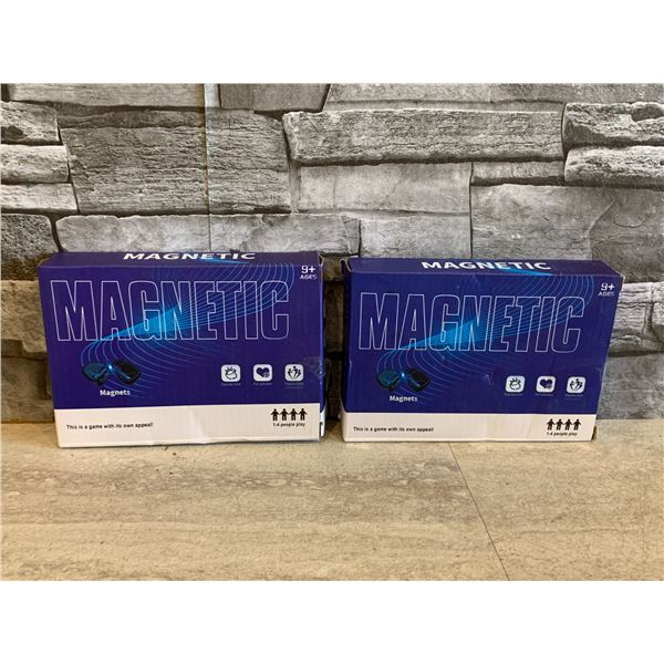 Lot of 2 Magnetic Game 1-4 Players