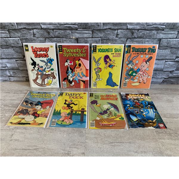Lot of 8 Assorted Comic Books - Looney Tunes / Roadrunner etc