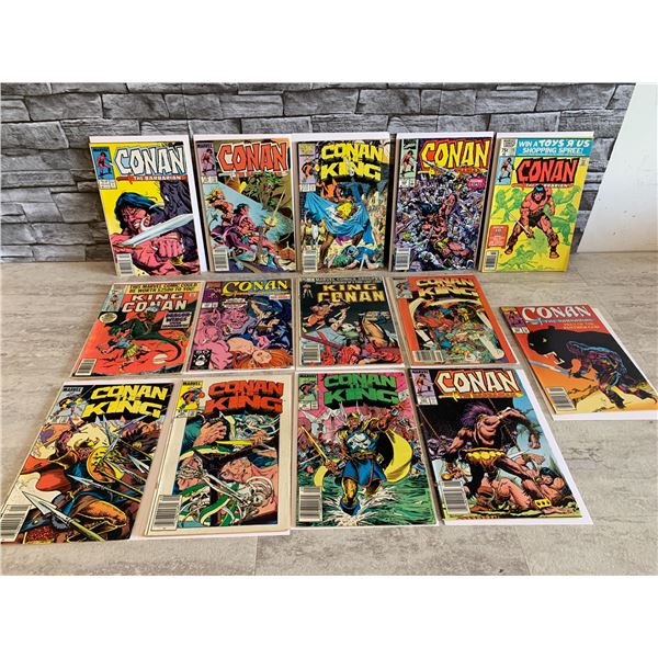 Lot of 14 Assorted Comic Books - Conan The Barbarian