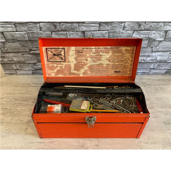 Tool Box With Random Tools And Stuff