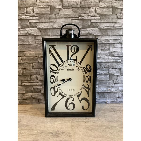 The New Era Paris Wall Clock 23" x 12 1/2"