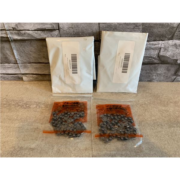 Lot of 6 Saw Chains Mini 1/4 -043 -4" -28 P