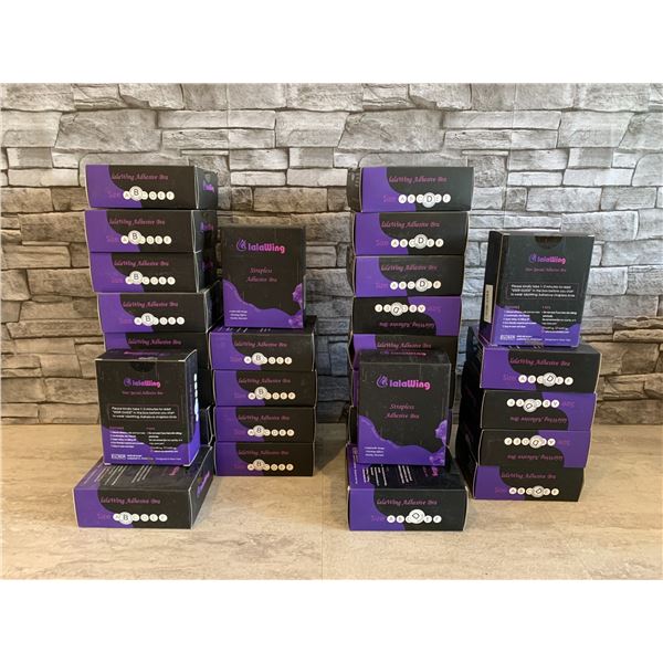 Lot of 30 LalaWing Strapless Adhesive Bra - Size B & D