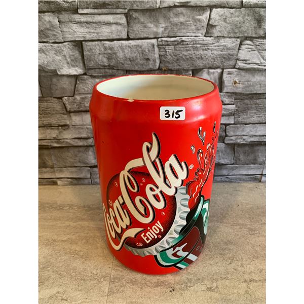 Coca- Cola Ceramic Vase/ Cookie Jar