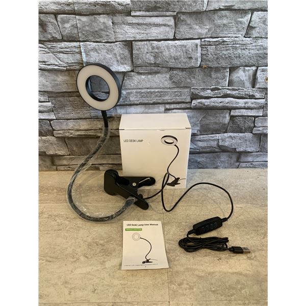 Led Desk Lamp Clip on USB Dimmable 3 Colours