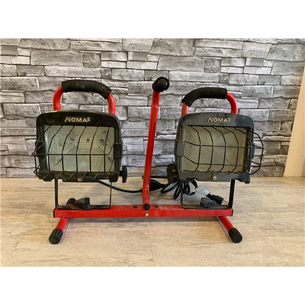 NOMA Corded Dual Work Lights - Work