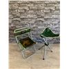 Image 1 : Lot of 2 Foldable Fishing/Camping Chairs