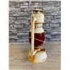 Image 2 : Antique City of Vancover Gas Lantern White with Red Glass