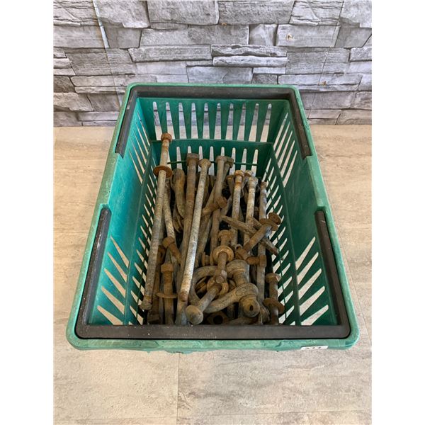 Lot of Assorted Size Carriage Bolts