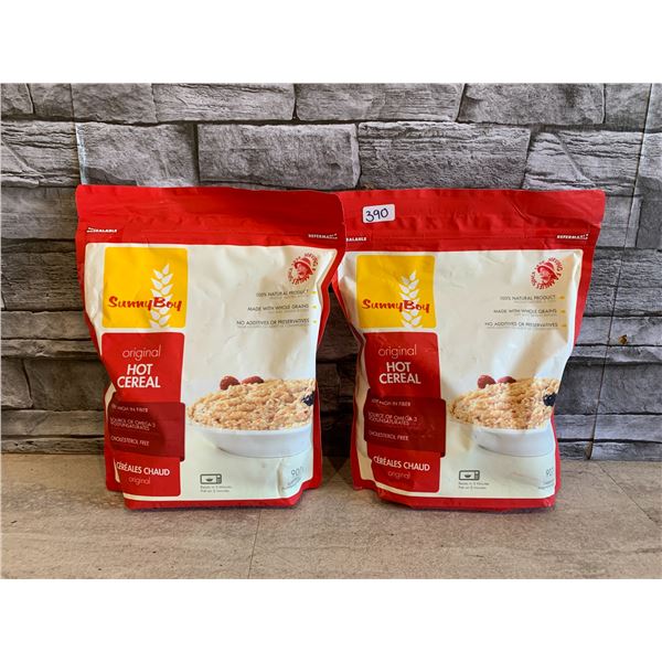 Lot of 2 SunnyBoy Original Hot Cereal 907g Bags