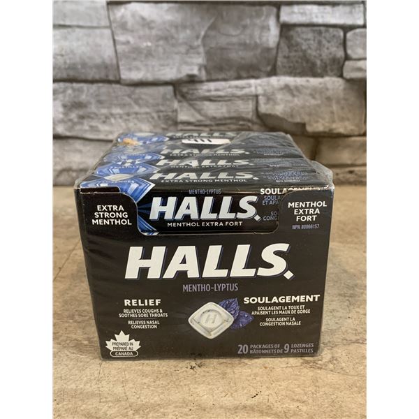 20 Pack Halls Relief Mento-Lyptus Lozenges
