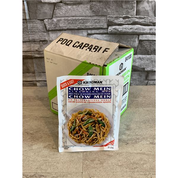 Box of KIKKOMAN Chow Mein Seasoning Mix